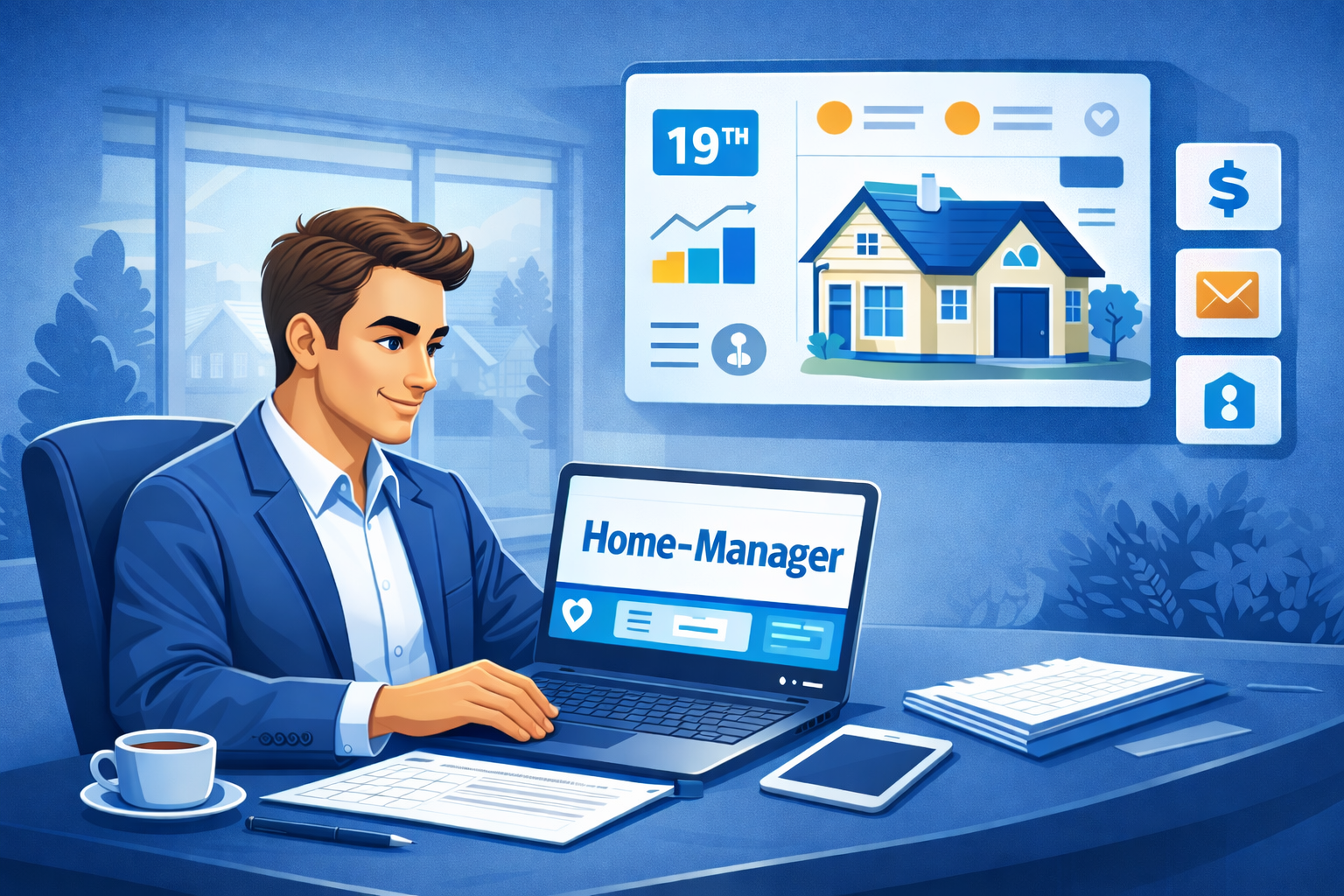 HomeManager — Panel de control